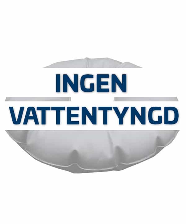 Ingen vattentyngd